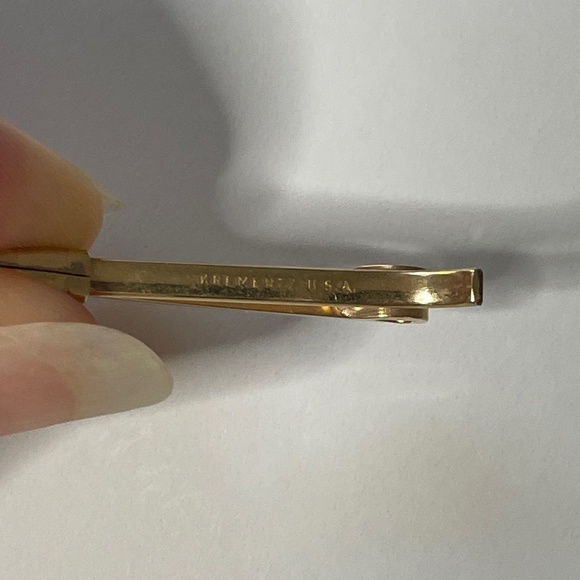 Gold-Tone Collar Bar Set of 2 - Swank and Krementz - Picture 5 of 10